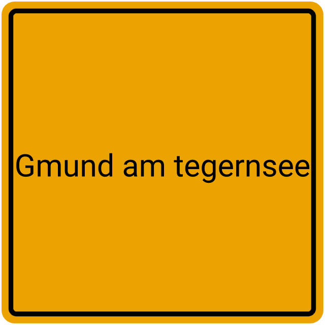 Meldebestätigung Gmund am Tegernsee